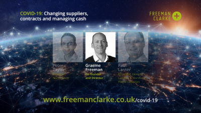 IT during COVID-19: Changing Suppliers, Renegotiating Contracts, and Managing Cash